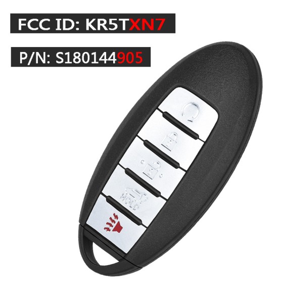 2019-2020 Nissan Pathfinder Murano / 5-Button Smart Key / PN: 285E3-9UF7A / KR5TXN7 (AFTERMARKET)